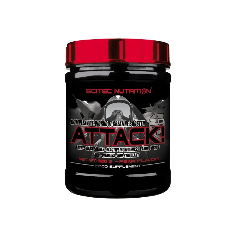 ATTACK! 2.0 320 G - SCITEC NUTRITION ATTACK! 2.0 320 G - SCITEC NUTRITION