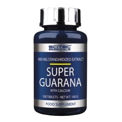 SUPER GUARANA CON CALCIO 900 MG 100 TAB - SCITEC NUTRITION