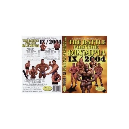 DVD THE BATTLE FOR THE OLYMPIA IX 2004