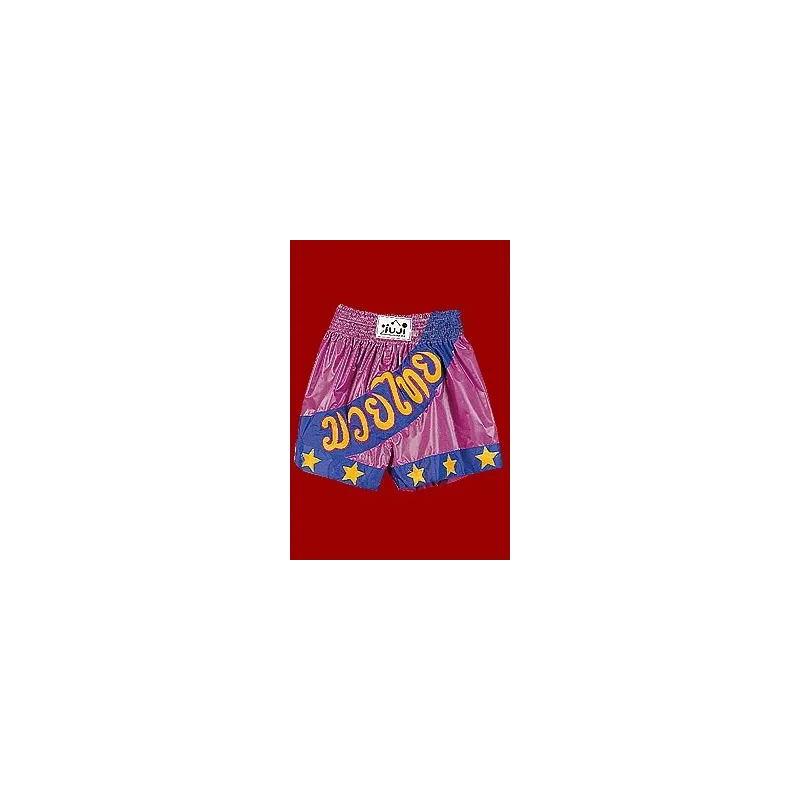 SHORT DE THAI BOXING AZUL FUCSIA - FUJI MAE SHORT DE THAI BOXING AZUL FUCSIA - FUJI MAE