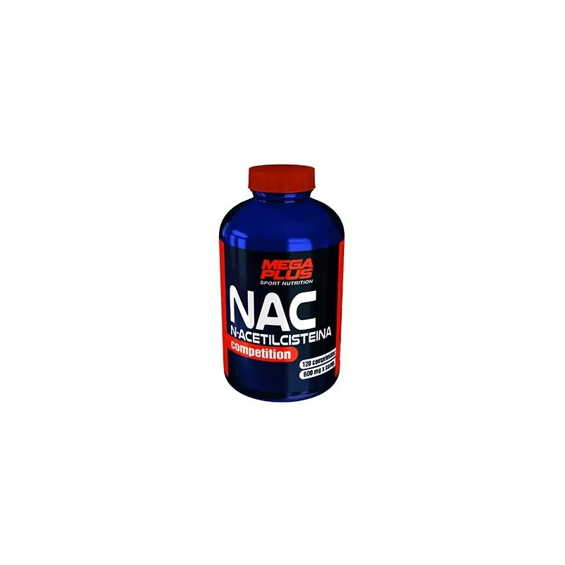 NAC N-ACETILCISTEINA COMPETITION 120 COMPRIMIDOS - MEGAPLUS NAC N-ACETILCISTEINA COMPETITION 120 COMPRIMIDOS - MEGAPLUS