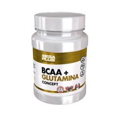 BCAA + GLUTAMINA CONCEPT 500 GRS - MEGAPLUS