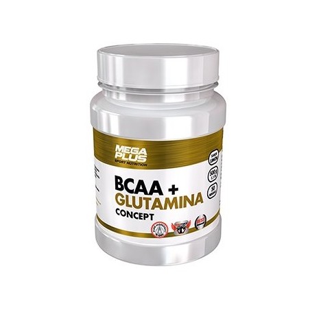 BCAA + GLUTAMINA CONCEPT 500 GRS - MEGAPLUS