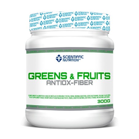 GREENS & FRUITS ANTIOX-FIBER 300 GRS - SCIENTIFFIC NUTRITION