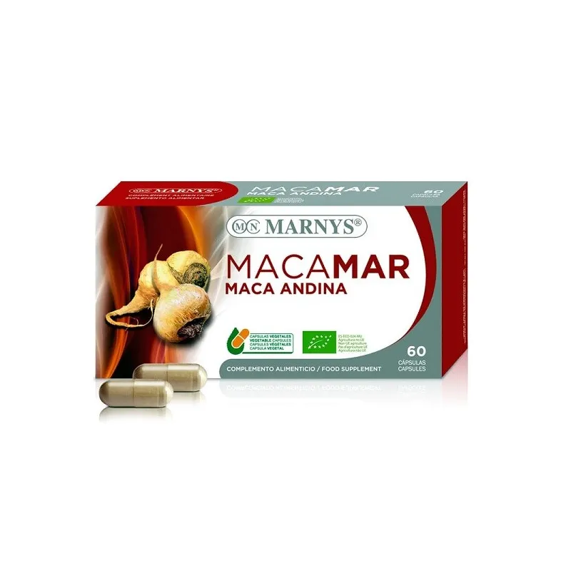 MACAMAR MACA ANDINA BIO 60 CAPSULAS - MARNYS MACAMAR MACA ANDINA BIO 60 CAPSULAS - MARNYS