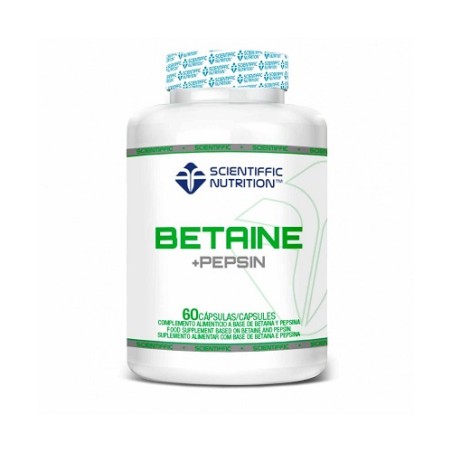 BETAINE +PEPSIN 60 CAPSULAS - SCIENTIFFIC NUTRITION