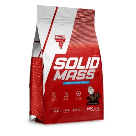 SOLID MASS HARDCORE GAINER FORMULA 1000 GRS - TREC NUTRITION