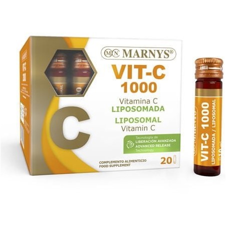 VIT-C 1000 VITAMINA C LIPOSOMADA 20 VIALES - MARNYS