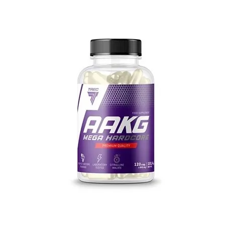 AAKG MEGA HARDCORE 120 CAPS - TREC NUTRITION