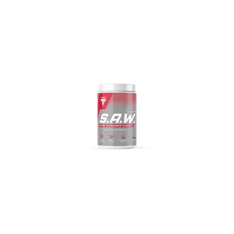 SAW SUPER AGGRESSIVE WORKOUT 400 G - TREC NUTRITION SAW SUPER AGGRESSIVE WORKOUT 400 G - TREC NUTRITION