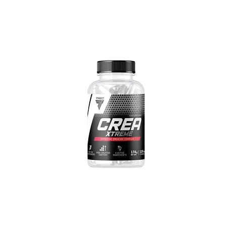 CREA XTREME EFFECTIVE CREATINE COMPLEX 120 CAPSULAS - TREC NUTRITION