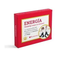 ENERGIA GINSENG COMPLEX CON VITAMINAS B 15 COMP - OBIRE