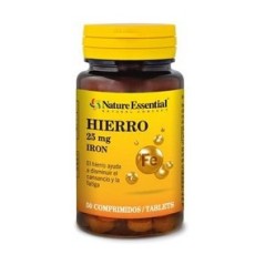 HIERRO 25 MG IRON 50 COMPRIMIDOS - NATURE ESSENTIAL