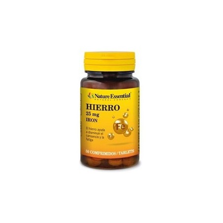HIERRO 25 MG IRON 50 COMPRIMIDOS - NATURE ESSENTIAL