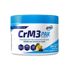 CRM3 PAK TRI-CREATINE MALATE TAURINE AND B6 250 G - 6PAK NUTRITION