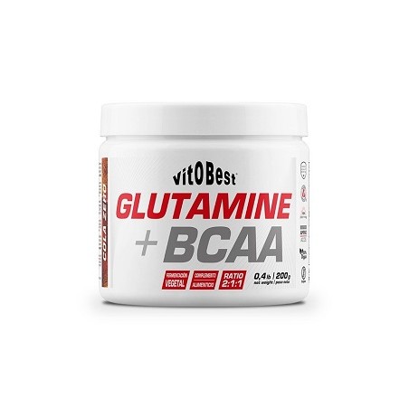 GLUTAMINE + BCAA 200 GRS - VITOBEST