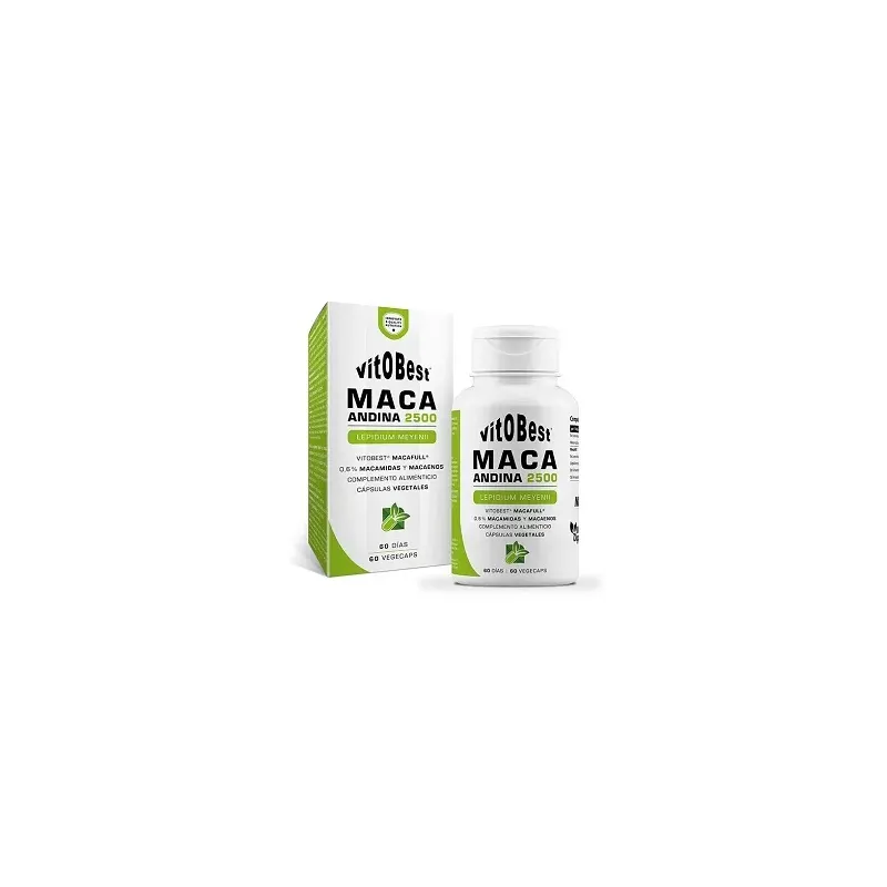 MACA ANDINA 2500 60 VEGECAPS - VITOBEST MACA ANDINA 2500 60 VEGECAPS - VITOBEST