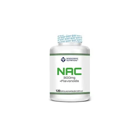 NAC 300 MG+FLAVONOIDS 120 CAPSULAS - SCIENTIFFIC NUTRITION