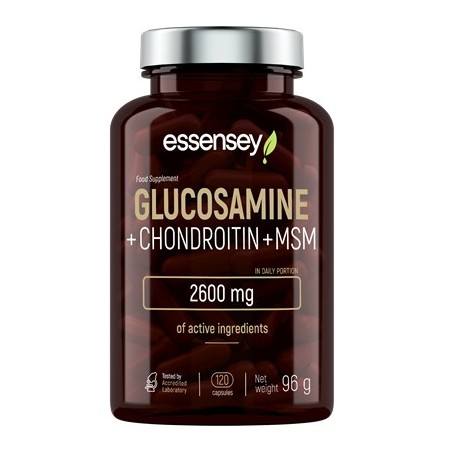 GLUCOSAMINE + CHONDROITIN + MSM 120 CAPSULAS - ESSENSEY