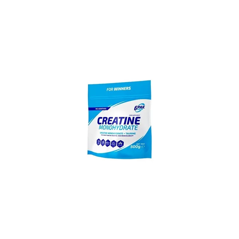 CREATINE MONOHYDRATE + TAURINE 500 G BOLSA - 6PAK NUTRITION CREATINE MONOHYDRATE + TAURINE 500 G BOLSA - 6PAK NUTRITION