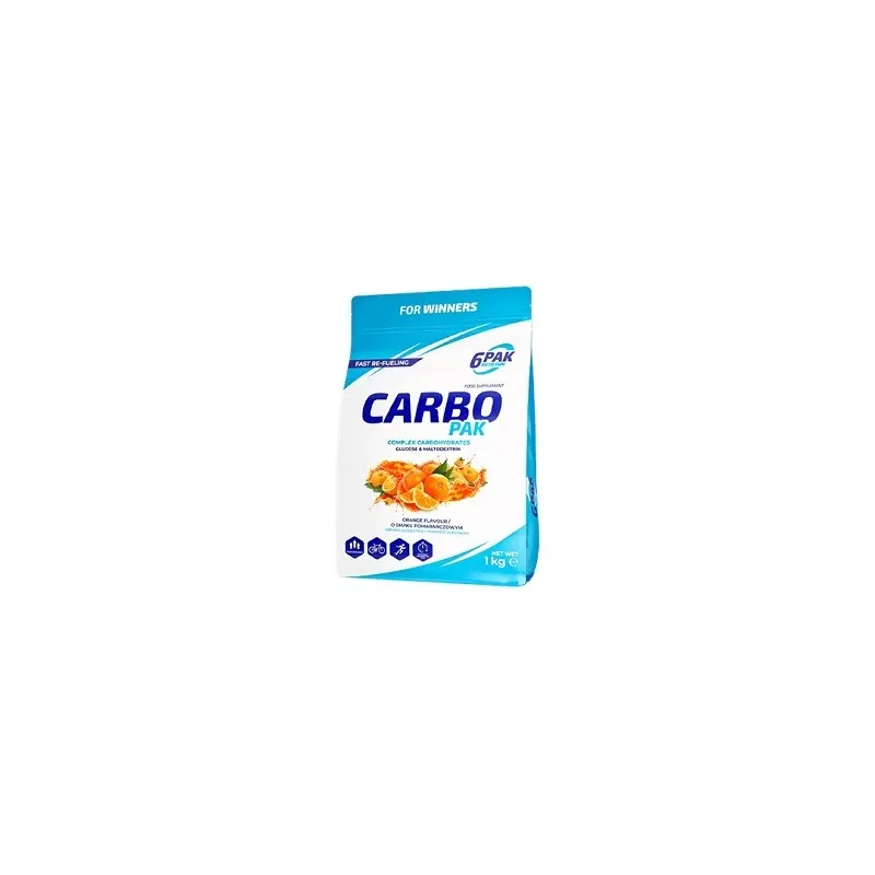 CARBO PAK COMPLEX CARBOHYDRATES 1 KG - 6PAK NUTRITION CARBO PAK COMPLEX CARBOHYDRATES 1 KG - 6PAK NUTRITION