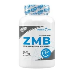 ZMB ZINC MAGNESIO VITAMINA B6 90 CAPS - 6PAK NUTRITION