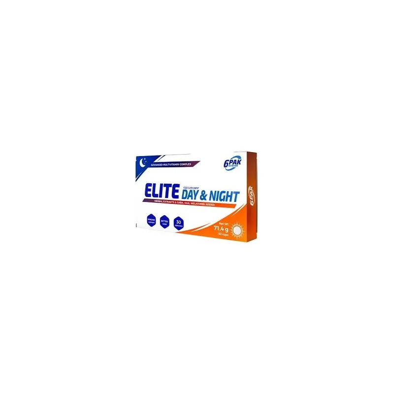 ELITE DAY & NIGHT 60 CAPSULAS - 6PAK NUTRITION ELITE DAY & NIGHT 60 CAPSULAS - 6PAK NUTRITION