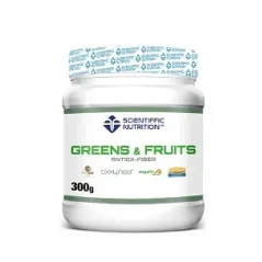 GREENS & FRUITS ANTIOX-FIBER 300 G - SCIENTIFFIC NUTRITION