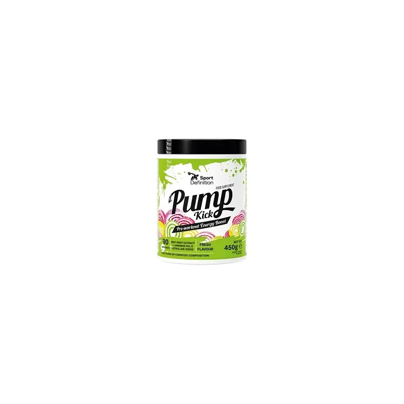 PUMP KICK PRE-WORKOUT ENERGY BOOST 450 G - SPORT DEFINITION PUMP KICK PRE-WORKOUT ENERGY BOOST 450 G - SPORT DEFINITION