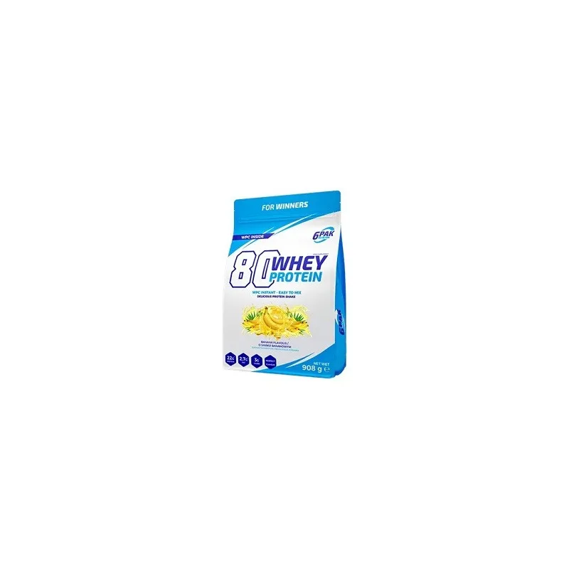 WHEY PROTEIN 80 908 G - 6PAK NUTRITION WHEY PROTEIN 80 908 G - 6PAK NUTRITION