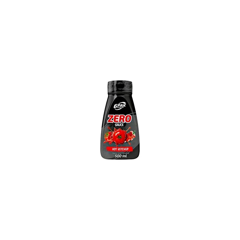 ZERO SAUCE HOT KETCHUP 500 ML - 6PAK NUTRITION ZERO SAUCE HOT KETCHUP 500 ML - 6PAK NUTRITION