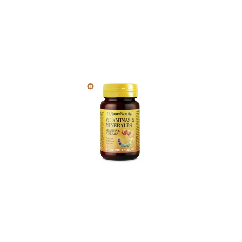 VITAMINAS & MINERALES 60 COMPRIMIDOS - NATURE ESSENTIAL VITAMINAS & MINERALES 60 COMPRIMIDOS - NATURE ESSENTIAL