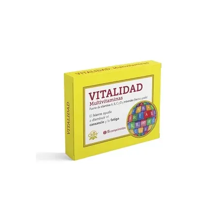 VITALIDAD MULTIVITAMINAS 15 COMPRIMIDOS - OBIRE