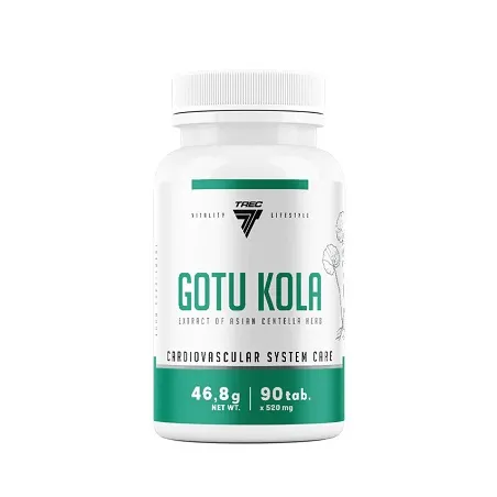 GOTU KOLA EXTRACT OF ASIAN CENTELLA HERB 90 TABLETAS - TREC NUTRITION