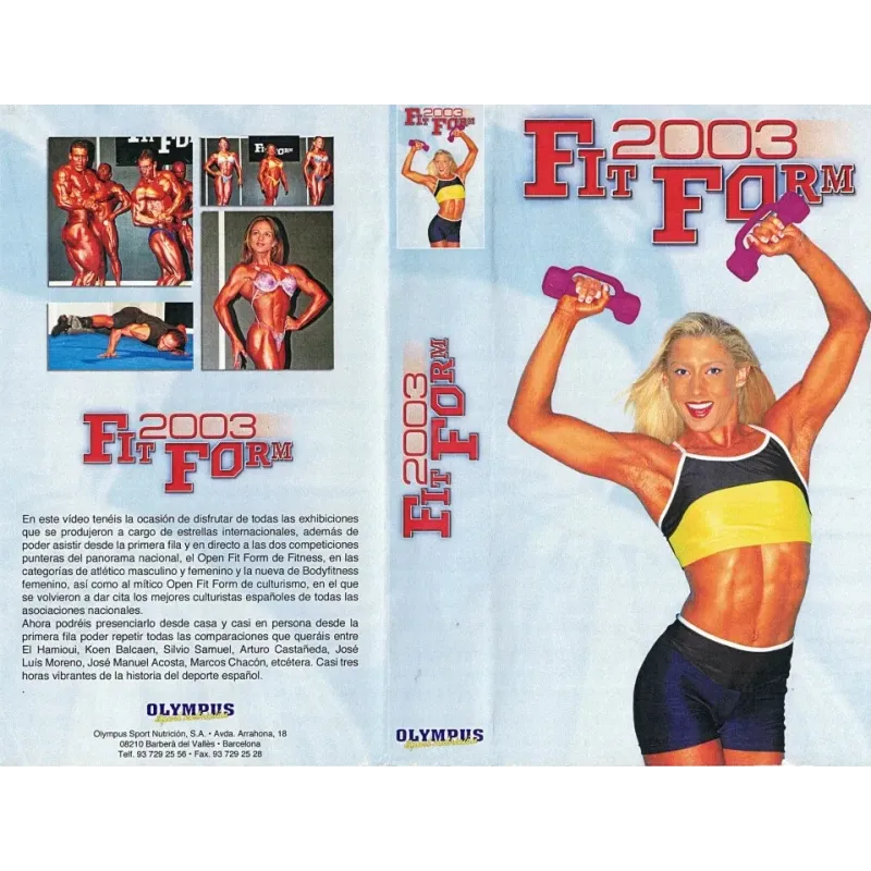 CINTA DE VIDEO VHS FIT FORM 2003 OLYMPUS SPORT NUTRICION CINTA DE VIDEO VHS FIT FORM 2003 OLYMPUS SPORT NUTRICION