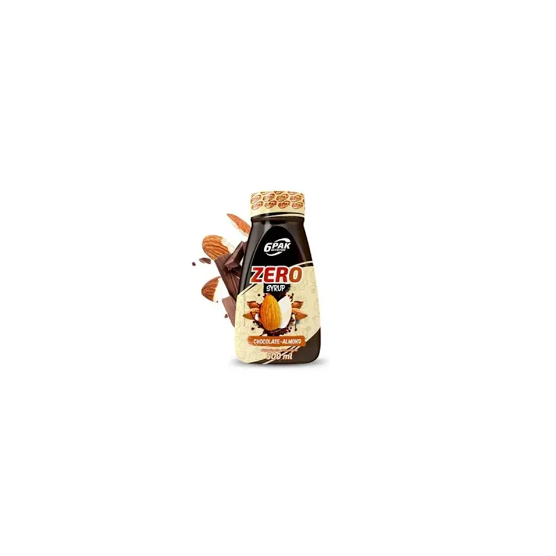 ZERO SYRUP CHOCOLATE ALMOND 500 ML - 6PAK NUTRITION ZERO SYRUP CHOCOLATE ALMOND 500 ML - 6PAK NUTRITION
