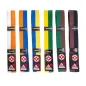 CINTURON DE ARTES MARCIALES KYOKUSHIN BICOLOR - FUJIMAE CINTURON DE ARTES MARCIALES KYOKUSHIN BICOLOR - FUJIMAE