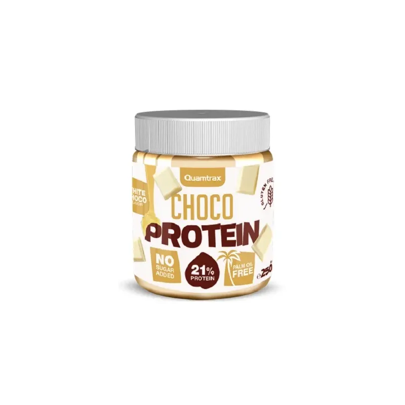 CHOCO PROTEIN WHITE CHOCO 250 G - QUAMTRAX CHOCO PROTEIN WHITE CHOCO 250 G - QUAMTRAX