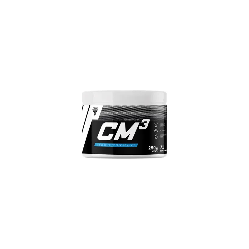 CM3 POWDER TRIPLE EFFECTIVE CREATINE MALATE 250 G - TREC NUTRITION CM3 POWDER TRIPLE EFFECTIVE CREATINE MALATE 250 G - TREC NUTRITION