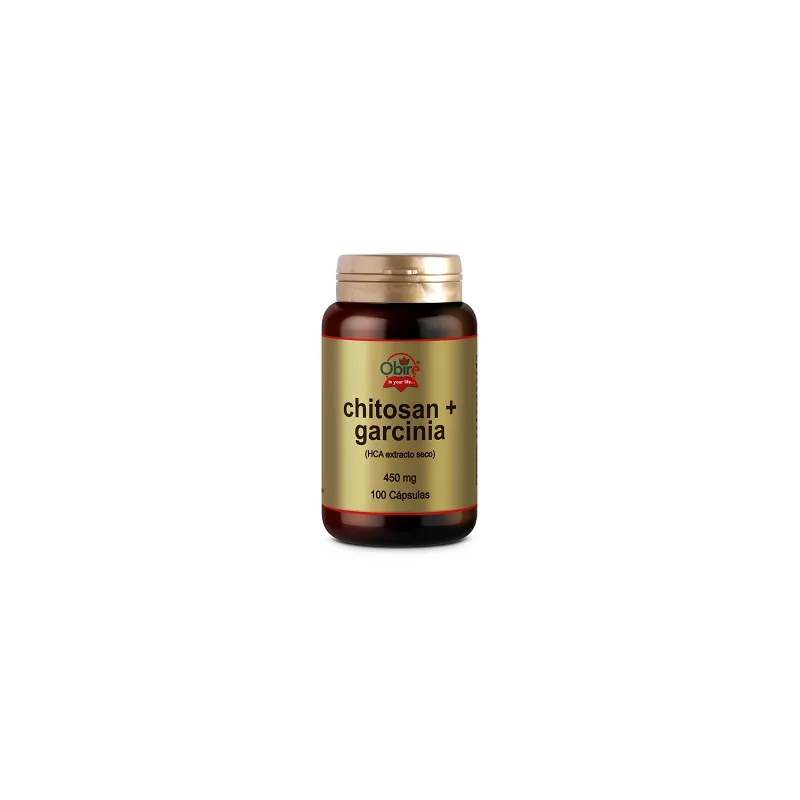 CHITOSAN + GARCINIA HCA EXTRACTO SECO 450 MG 100 CAPSULAS - OBIRE CHITOSAN + GARCINIA HCA EXTRACTO SECO 450 MG 100 CAPSULAS - OBIRE